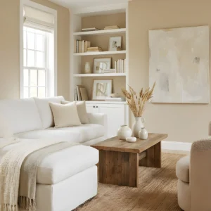 003 BELLA COSY peinture ecologique premium beige murs salon