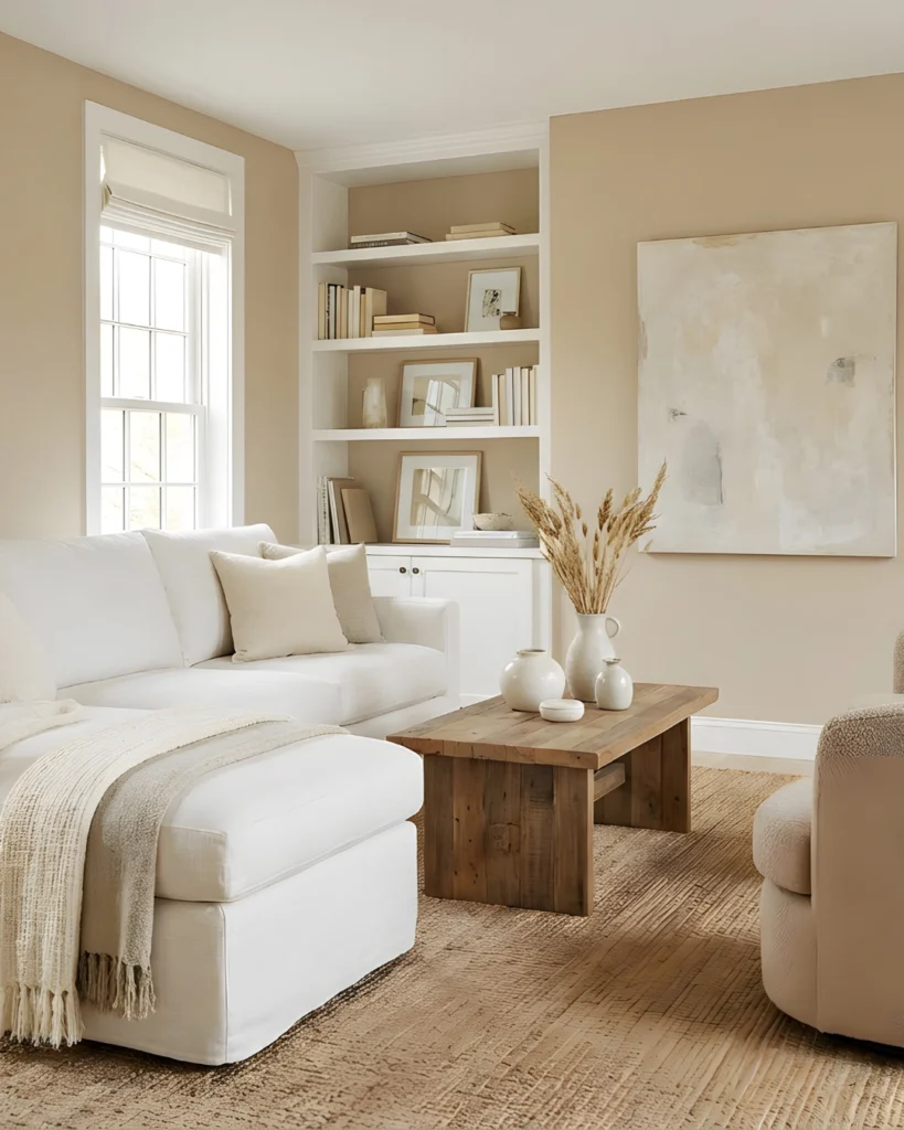 003 BELLA COSY peinture ecologique premium beige murs salon