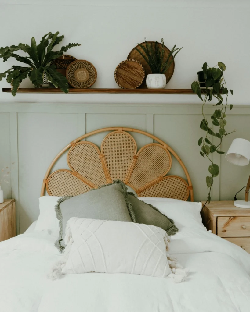 036 bis LINDEN peinture haut de gamme naturelle murs chambre tête de lit